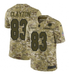 Youth Nike Miami Dolphins #83 Mark Clayton Limited Camo 2018 Salute to Service NFL Jersey