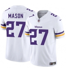 Men's Minnesota Vikings #27 Jordan Mason White 2025 F.U.S.E. Vapor Untouchable Limited Football Stitched Jersey