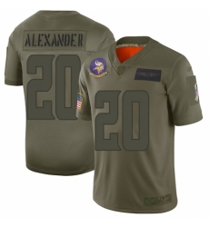 Men's Minnesota Vikings #20 Mackensie Alexander Limited Camo 2019 Salute to Service Football Jersey