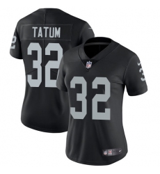 Women's Nike Oakland Raiders #32 Jack Tatum Black Team Color Vapor Untouchable Limited Player NFL Jersey
