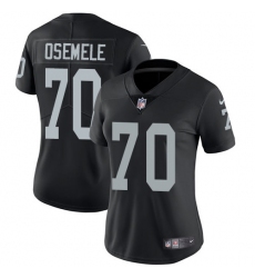 Women's Nike Oakland Raiders #70 Kelechi Osemele Black Team Color Vapor Untouchable Limited Player NFL Jersey