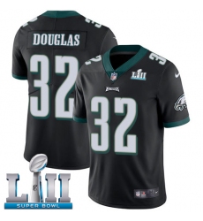 Youth Nike Philadelphia Eagles #32 Rasul Douglas Black Alternate Vapor Untouchable Limited Player Super Bowl LII NFL Jersey