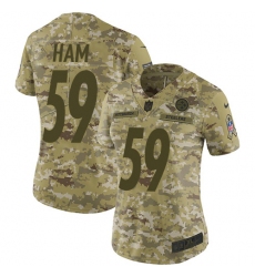 Women's Nike Pittsburgh Steelers #59 Jack Ham Limited Camo 2018 Salute to Service NFL Jersey
