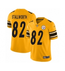 Women's Pittsburgh Steelers #82 John Stallworth Limited Gold Inverted Legend Football Jersey