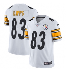 Youth Nike Pittsburgh Steelers #83 Louis Lipps White Vapor Untouchable Limited Player NFL Jersey