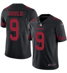 Youth Nike San Francisco 49ers #9 Robbie Gould Limited Black Rush Vapor Untouchable NFL Jersey