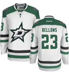Women's Reebok Dallas Stars #23 Brian Bellows Authentic White Away NHL Jersey