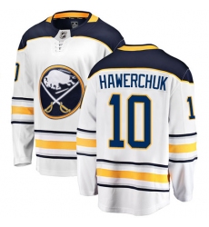 Men's Buffalo Sabres #10 Dale Hawerchuk Fanatics Branded White Away Breakaway NHL Jersey