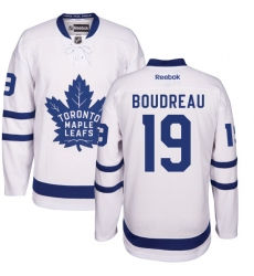 Youth Reebok Toronto Maple Leafs #19 Bruce Boudreau Authentic White Away NHL Jersey