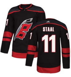 Youth Adidas Carolina Hurricanes #11 Jordan Staal Premier Black Alternate NHL Jersey