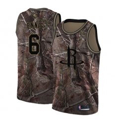 Men's Nike Houston Rockets #6 Tyler Ennis Swingman Camo Realtree Collection NBA Jersey