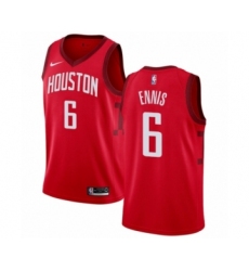 Youth Nike Houston Rockets #6 Tyler Ennis Red Swingman Jersey - Earned Edition