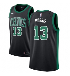 Youth Adidas Boston Celtics #13 Marcus Morris Authentic Black NBA Jersey - Statement Edition