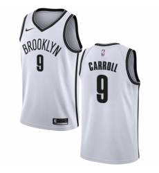 Women's Nike Brooklyn Nets #9 DeMarre Carroll Swingman White NBA Jersey - Association Edition