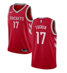 Youth Nike Houston Rockets #17 PJ Tucker Swingman Red NBA Jersey - Icon Edition