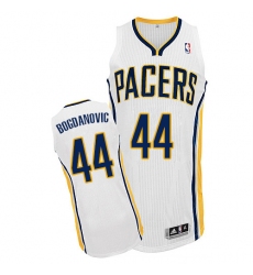 Men's Adidas Indiana Pacers #44 Bojan Bogdanovic Authentic White Home NBA Jersey