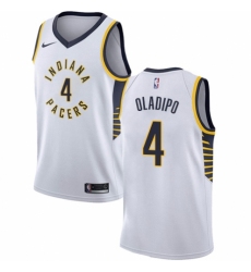 Youth Nike Indiana Pacers #4 Victor Oladipo Authentic White NBA Jersey - Association Edition