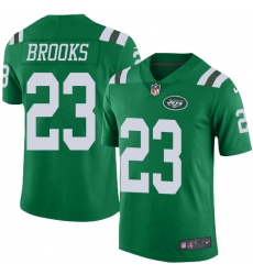 Youth Nike New York Jets #23 Terrence Brooks Limited Green Rush Vapor Untouchable NFL Jersey