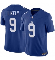 Men's New York Giants #9 Isaiah Likely Blue 2026 F.U.S.E. Vapor Untouchable Limited Football Stitched Jersey