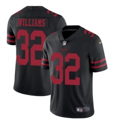Men's Nike San Francisco 49ers #32 Joe Williams Black Vapor Untouchable Limited Player NFL Jersey