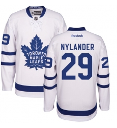 Youth Reebok Toronto Maple Leafs #29 William Nylander Authentic White Away NHL Jersey