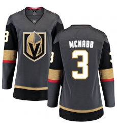 Women's Vegas Golden Knights #3 Brayden McNabb Authentic Black Home Fanatics Branded Breakaway NHL Jersey