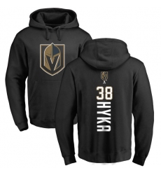 NHL Adidas Vegas Golden Knights #38 Tomas Hyka Black Backer Pullover Hoodie