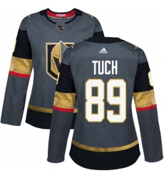 Women's Adidas Vegas Golden Knights #89 Alex Tuch Authentic Gray Home NHL Jersey