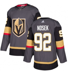 Men's Adidas Vegas Golden Knights #92 Tomas Nosek Premier Gray Home NHL Jersey