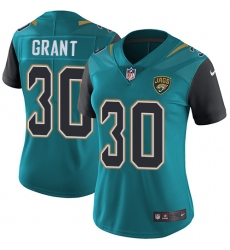 Women's Nike Jacksonville Jaguars #30 Corey Grant Teal Green Team Color Vapor Untouchable Limited Player NFL Jersey