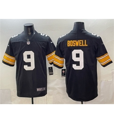 Men's Pittsburgh Steelers #9 Chris Boswell Black Vapor Untouchable Stitched Jersey