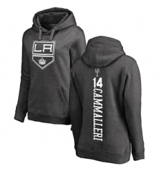 NHL Women's Adidas Los Angeles Kings #14 Mike Cammalleri Charcoal One Color Backer Pullover Hoodie