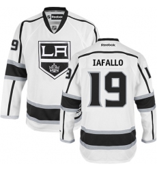 Men's Reebok Los Angeles Kings #19 Alex Iafallo Authentic White Away NHL Jersey