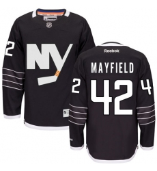 Women's Reebok New York Islanders #42 Scott Mayfield Authentic Black Third NHL Jersey