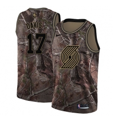Youth Nike Portland Trail Blazers #17 Ed Davis Swingman Camo Realtree Collection NBA Jersey