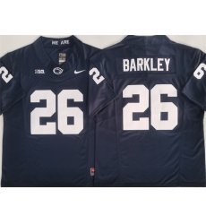 Men's Penn State Nittany Lions #26 Saquon Barkley Navy 2024 F.U.S.E. Stitched Jersey
