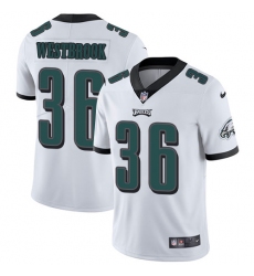 Men's Nike Philadelphia Eagles #36 Brian Westbrook White Vapor Untouchable Limited Player NFL Jersey