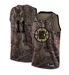 Women's Nike Los Angeles Clippers #11 Avery Bradley Swingman Camo Realtree Collection NBA Jersey
