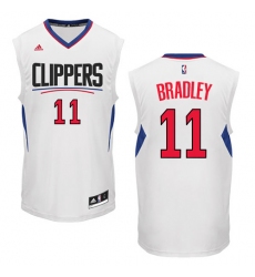 Youth Adidas Los Angeles Clippers #11 Avery Bradley Swingman White Home NBA Jersey
