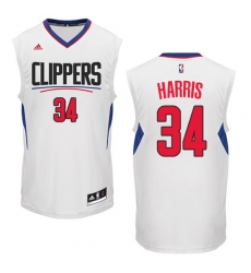 Women's Adidas Los Angeles Clippers #34 Tobias Harris Swingman White Home NBA Jersey