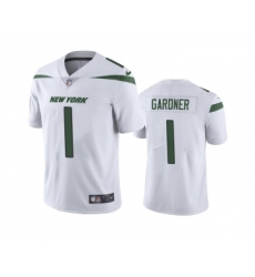 Men's New York Jets #1 Ahmad Gardner 2022 White Vapor Untouchable Limited Stitched Jersey