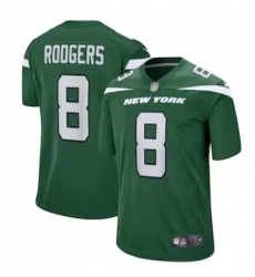 Men's New York Jets #8 Aaron Rodgers Green 2023 Vapor Untouchable Stitched Nike Limited Jersey