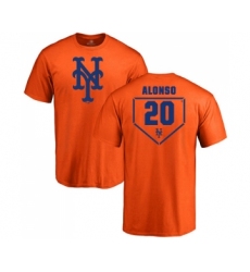 Baseball New York Mets #20 Pete Alonso Orange RBI T-Shirt