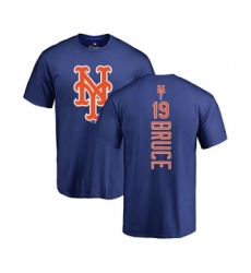 MLB Nike New York Mets #19 Jay Bruce Royal Blue Backer T-Shirt