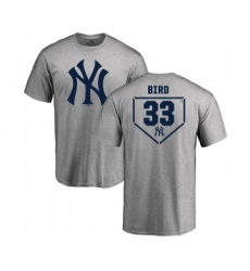 MLB Nike New York Yankees #33 Greg Bird Gray RBI T-Shirt