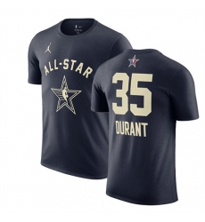 Men's 2024 All-Star #35 Kevin Durant Navy T-Shirt