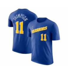 Men's Golden State Warriors #11 Klay Thompson Blue 2022-23 Name & Number T-Shirt