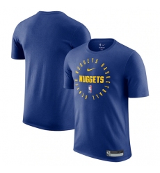 Men's Denver Nuggets Blue 2024-25 Legend On-Court Practice Performance T-Shirt