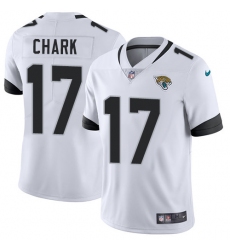Men's Nike Jacksonville Jaguars #17 DJ Chark White Vapor Untouchable Limited Player NFL Jersey