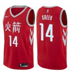 Women's Nike Houston Rockets #14 Gerald Green Swingman Red NBA Jersey - City Edition